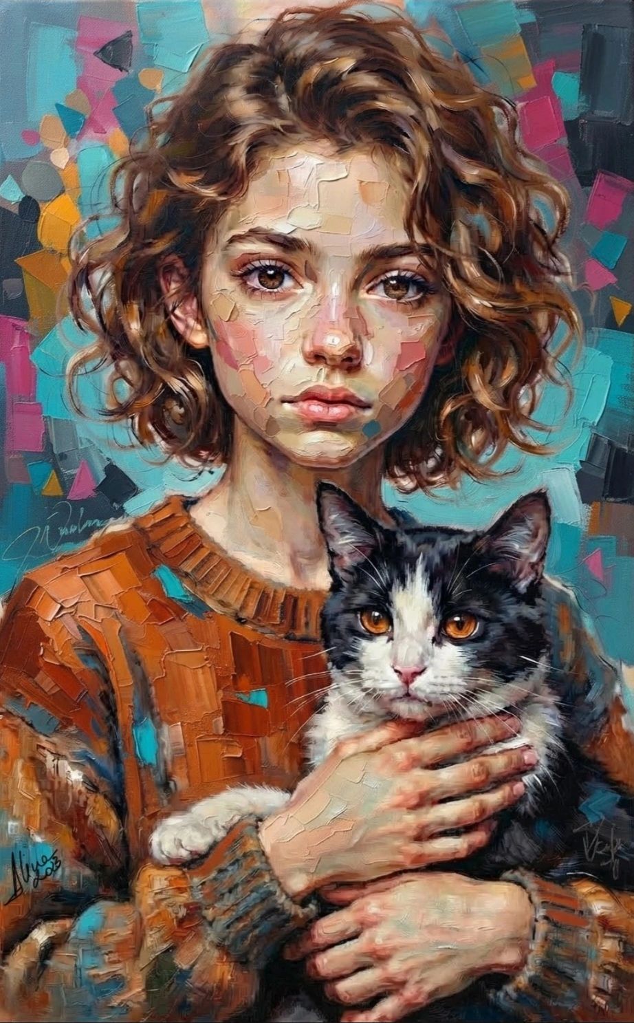 ArteDiAlina.com painting: I am your home